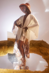 CECILIA Linen Kaftan